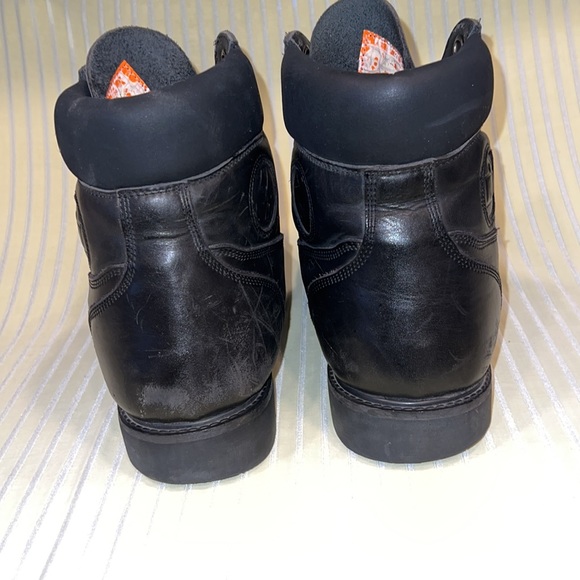 Icon Black Motorcycle Bike Boots Size 14 - Picture 9 of 11